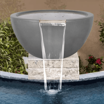 The Outdoor Plus Luna GFRC Concrete Round Water Bowl