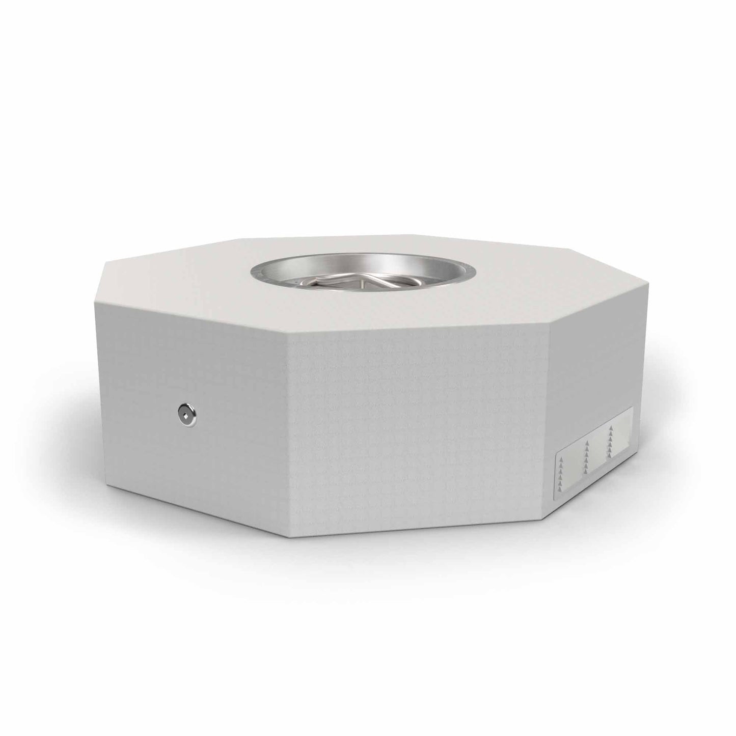 The Outdoor Plus Octagon 48" Hardieboard & Steel Frame Natural Gas Ready to Finish Fire Pit with Flame Sense with Spark Ignition