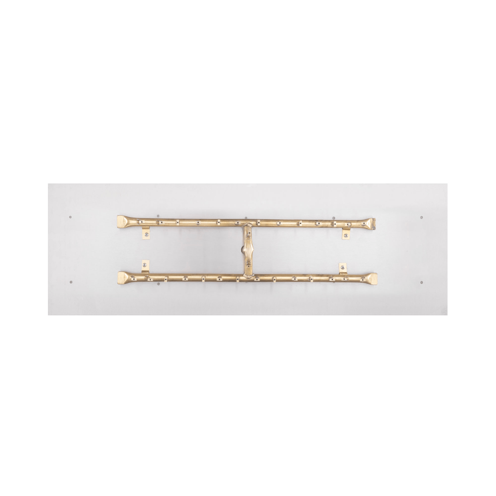The Outdoor Plus Rectangular Flat Pan With Brass 'H' Bullet Burner