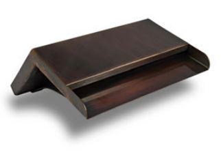 The Outdoor Plus Rectangular Replacement Bowl 10" Copper Scupper
