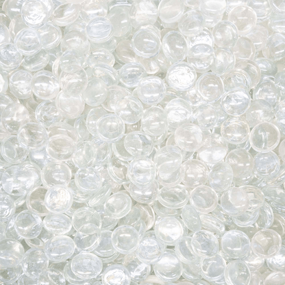 The Outdoor Plus Reflective Fire Glass Pebbles/Gems for Fire Bowl and Pit