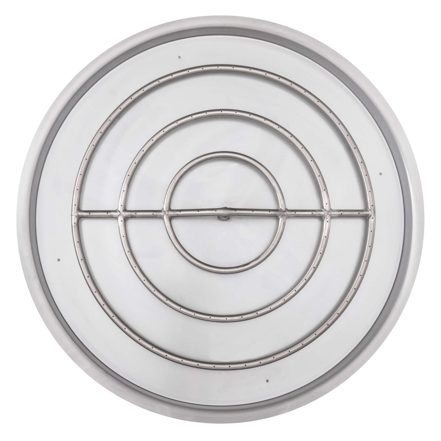 The Outdoor Plus Round Drop-in Pan With Stainless Steel Round Burner