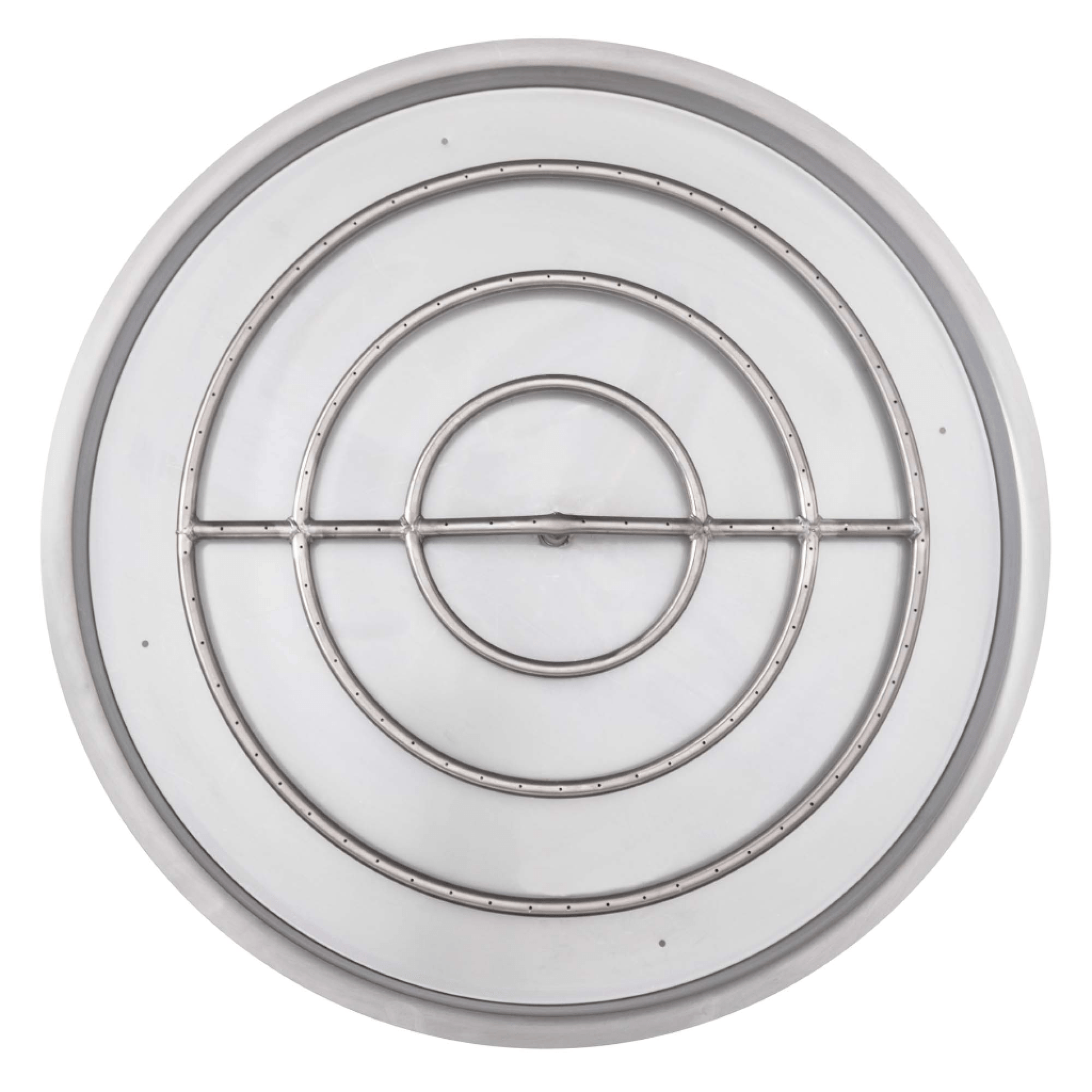 The Outdoor Plus Round Drop-in Pan With Stainless Steel Round Burner