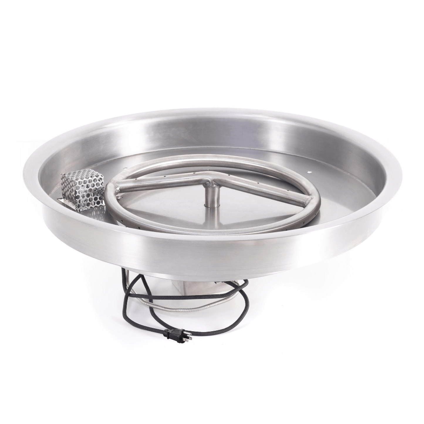 The Outdoor Plus Round Drop-in Pan With Stainless Steel Round Burner