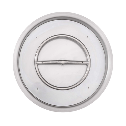 The Outdoor Plus Round Drop-in Pan With Stainless Steel Round Burner