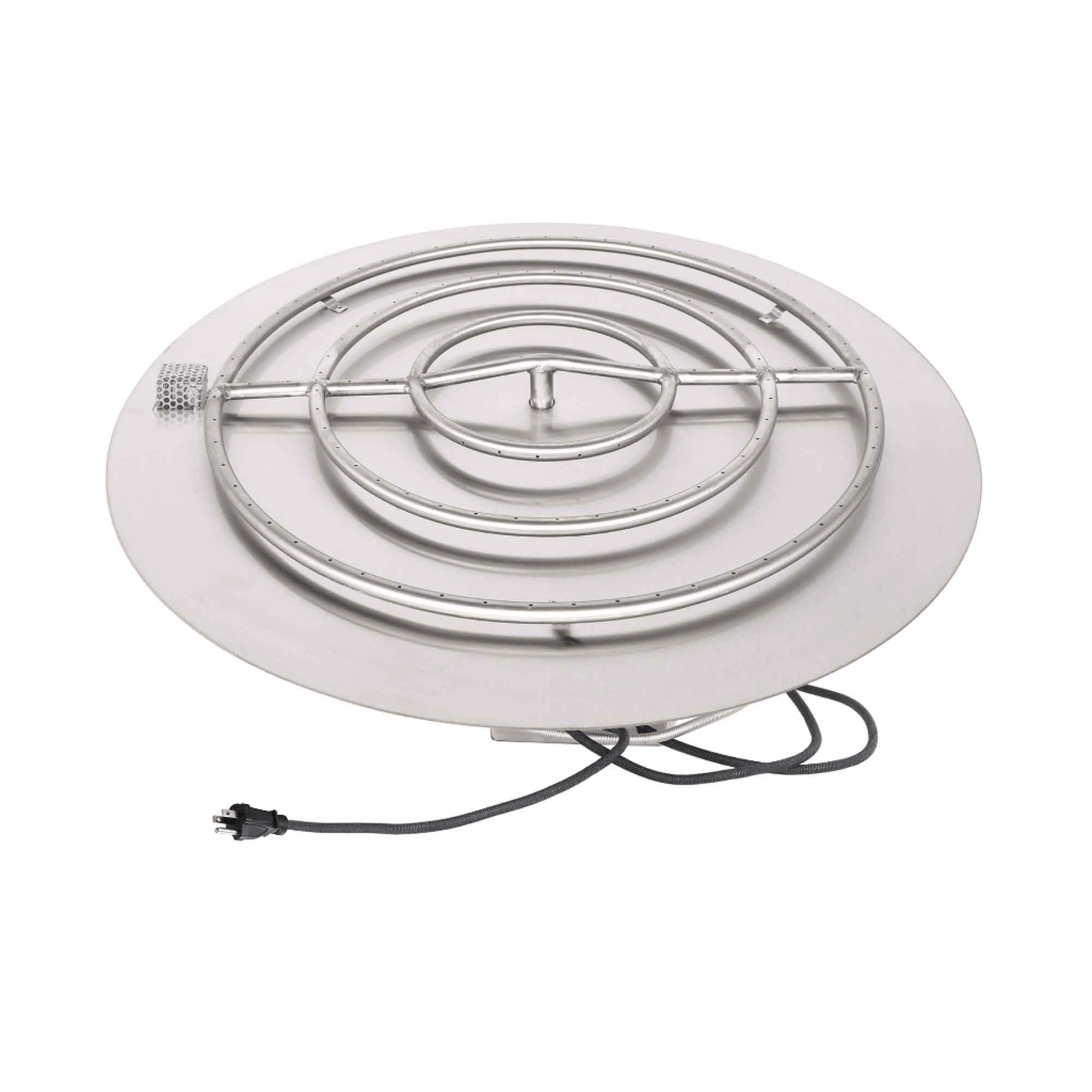 The Outdoor Plus Round Flat Pan With Stainless Steel Round Burner
