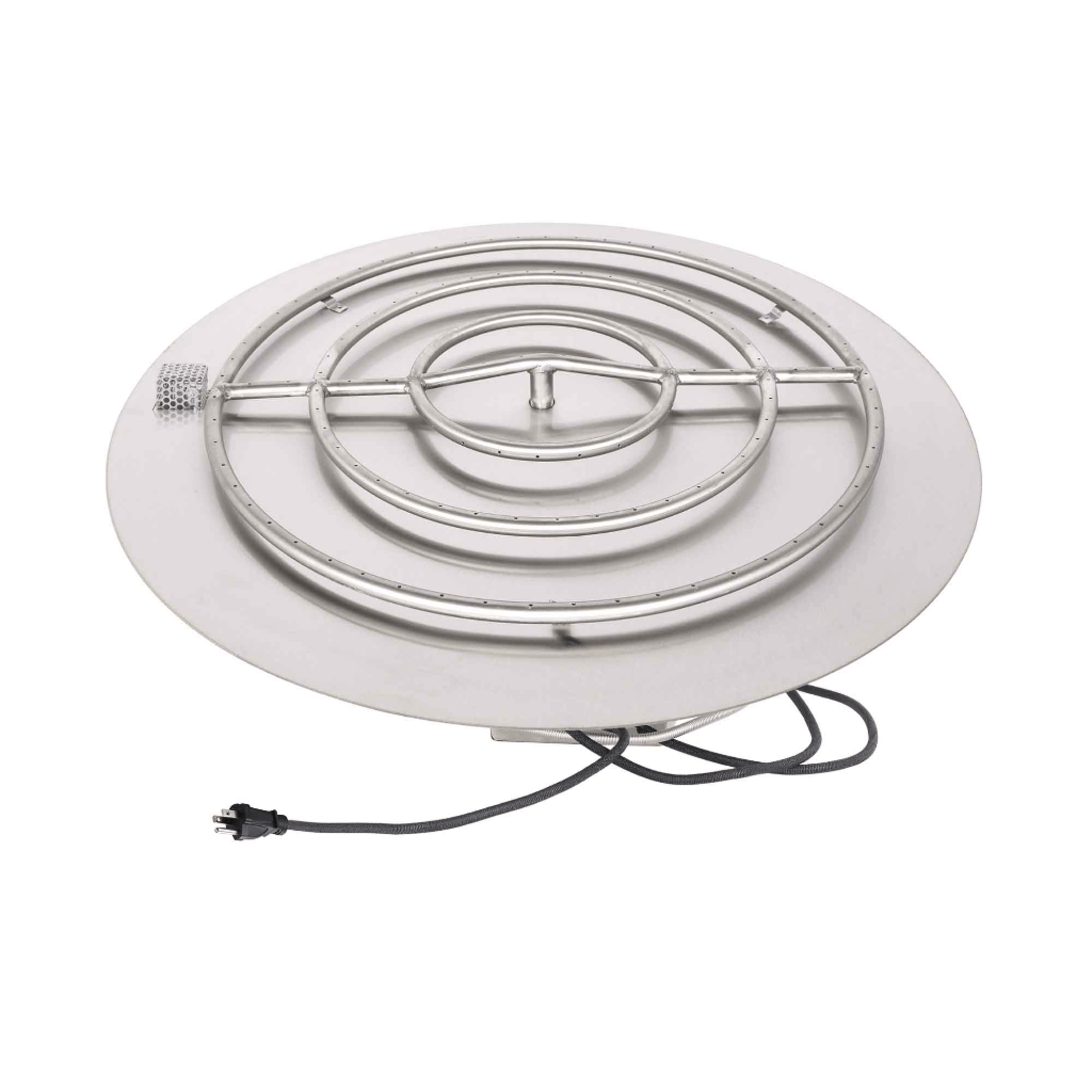 The Outdoor Plus Round Flat Pan With Stainless Steel Round Burner