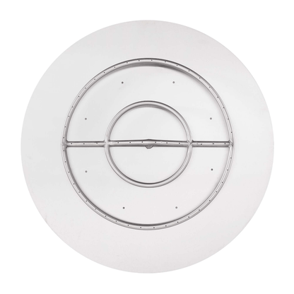 The Outdoor Plus Round Flat Pan With Stainless Steel Round Burner