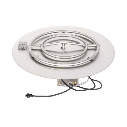 The Outdoor Plus Round Flat Pan With Stainless Steel Round Burner