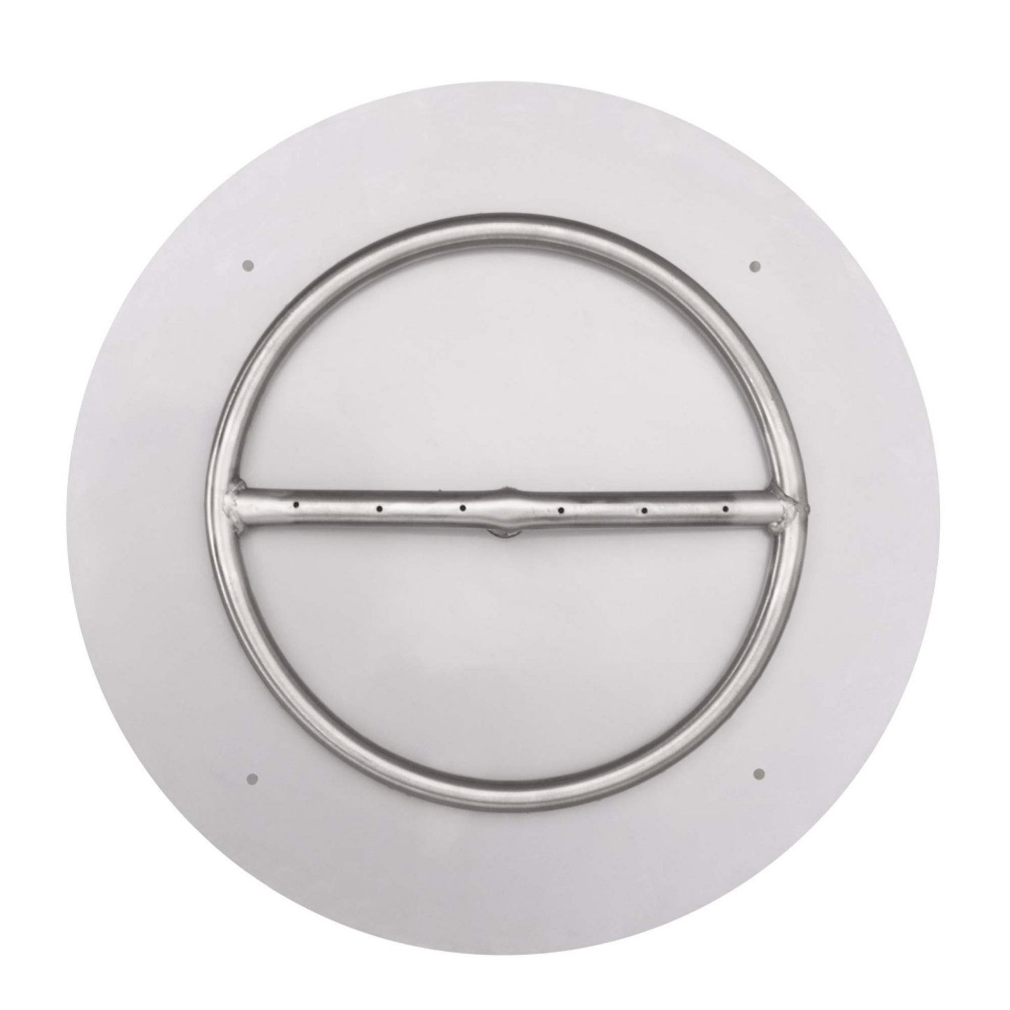 The Outdoor Plus Round Flat Pan With Stainless Steel Round Burner