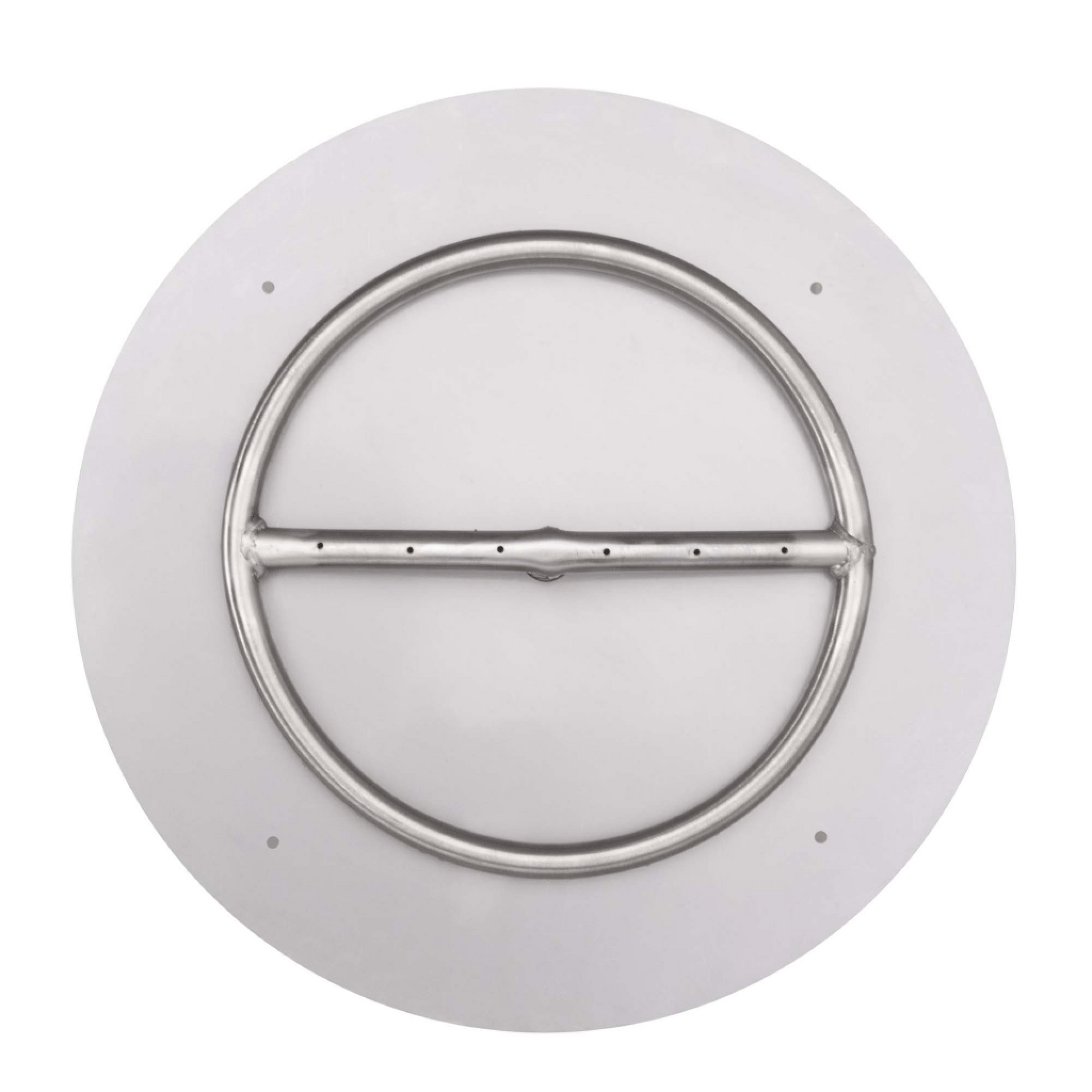 The Outdoor Plus Round Flat Pan With Stainless Steel Round Burner