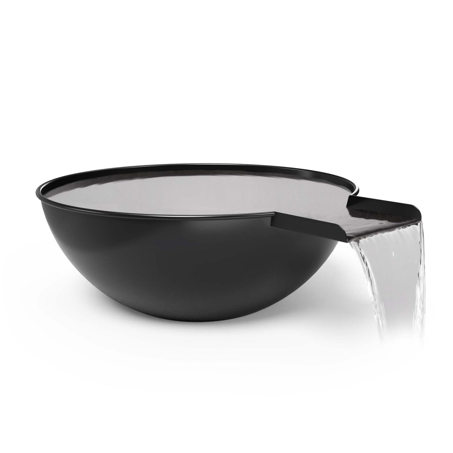 The Outdoor Plus Sedona 36" Java Powder Coated Metal Water Bowl