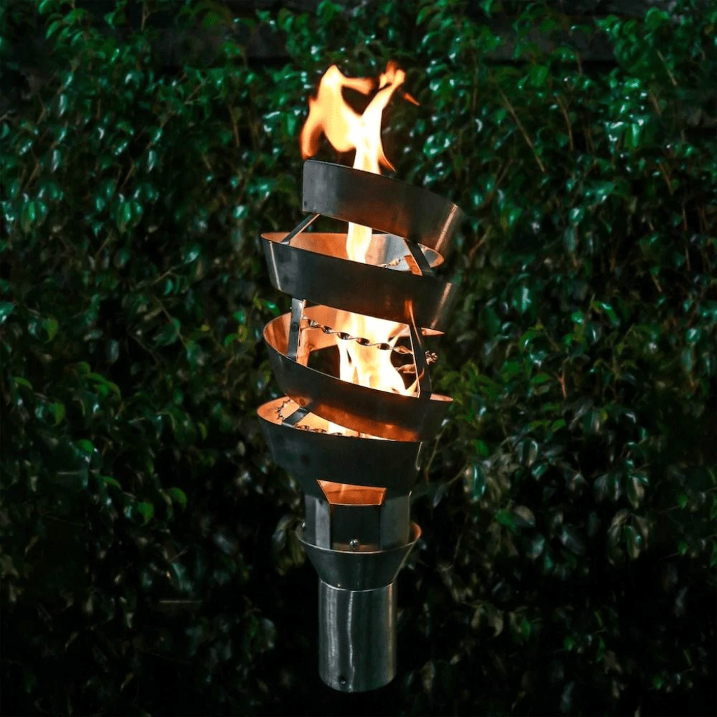 The Outdoor Plus Spiral Stainless Steel Gas Fire Torch