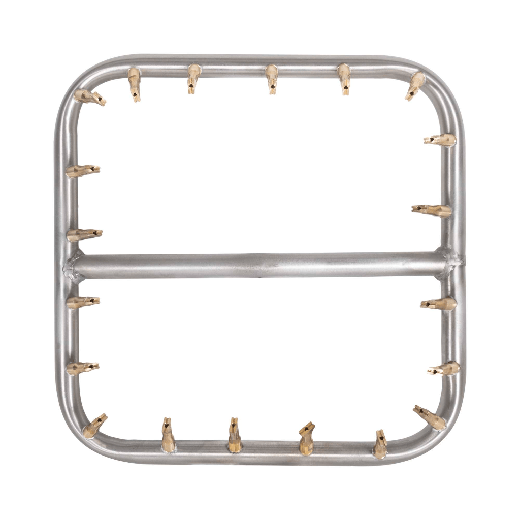 The Outdoor Plus Stainless Steel Square Bullet Burner (Burner Only)