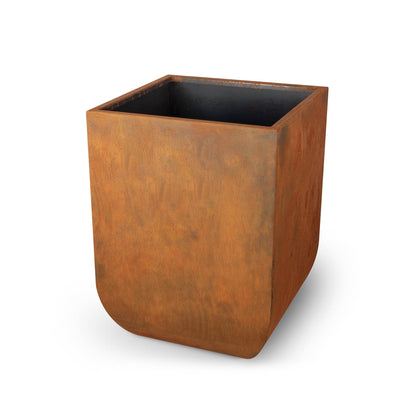 The Outdoor Plus Vertical Tuscon 30" Corten Steel Planter