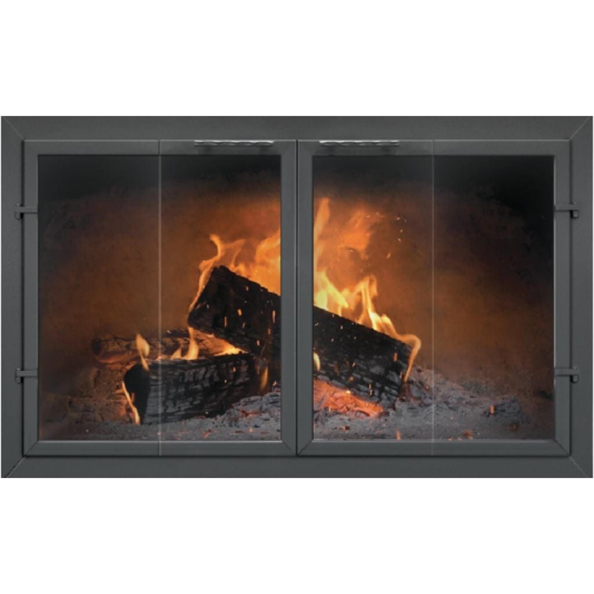 ThermoRite Normandy Collection Custom Glass Fireplace Door US