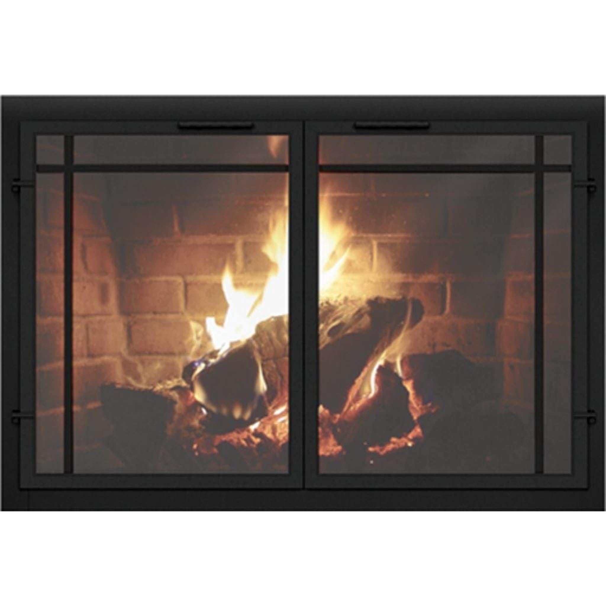 ThermoRite Normandy Collection Custom Glass Fireplace Door US