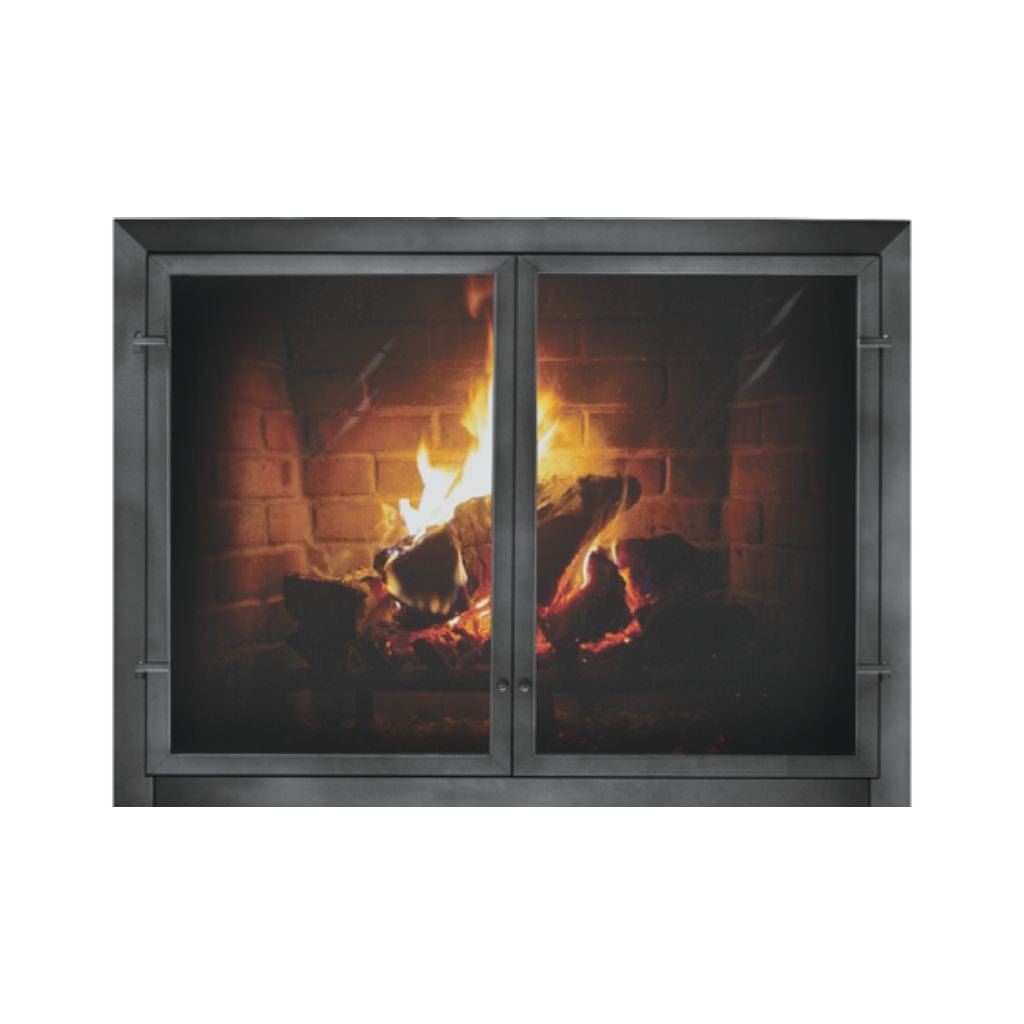 Thermo-Rite Outdoor Patio Door Custom Glass Fireplace Door