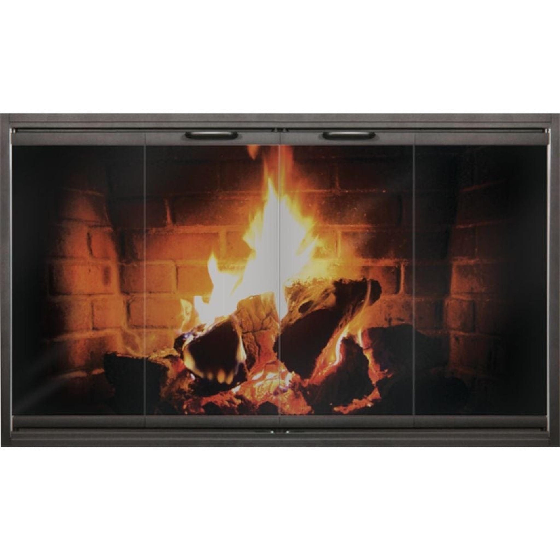 Thermo-Rite Thin Line Custom Glass Fireplace Door