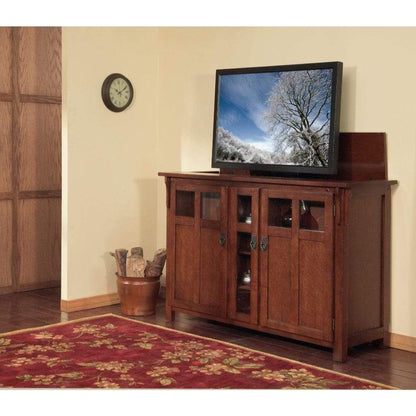 Touchstone Bungalow Smart TV Lift Cabinet for 60" Flat Screen TVs With Whisper Lift II Pro w/Swivel