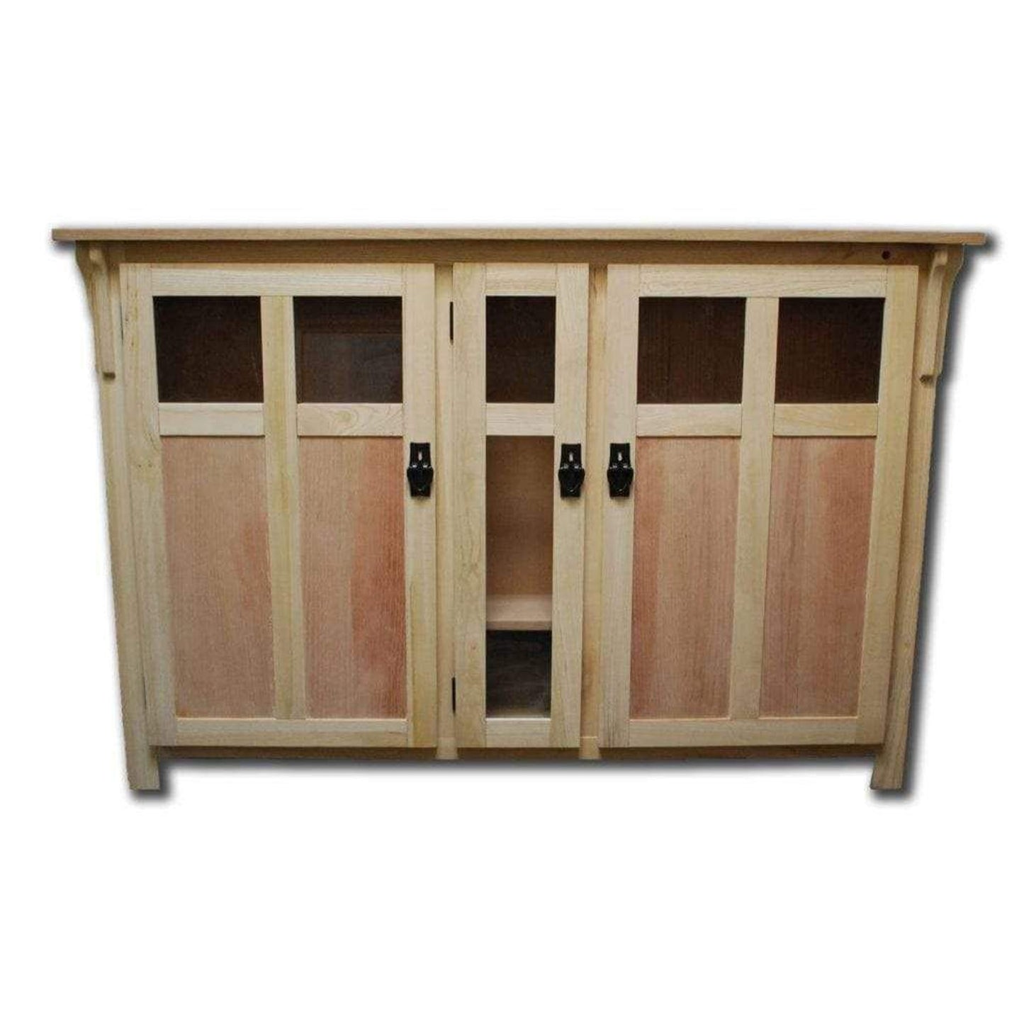 Touchstone Bungalow Unfinished TV Lift Cabinet for 60" Flat Screen TVs With Whisper Lift II Pro w/Swivel