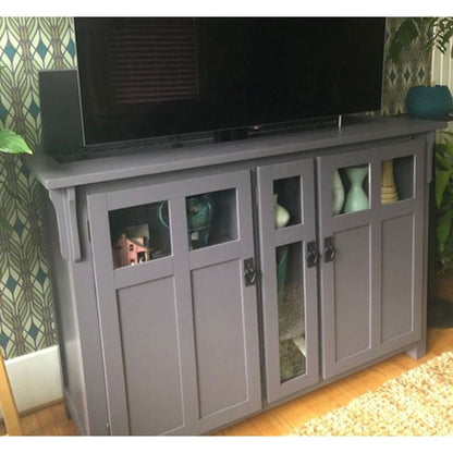 Touchstone Bungalow Unfinished TV Lift Cabinet for 60" Flat Screen TVs With Whisper Lift II Pro w/Swivel