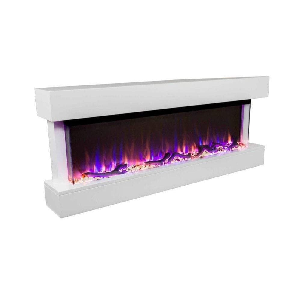 Touchstone Chesmont 50" Wall Mount 3-Sided Smart Electric Fireplace (Alexa/Google Compatible)