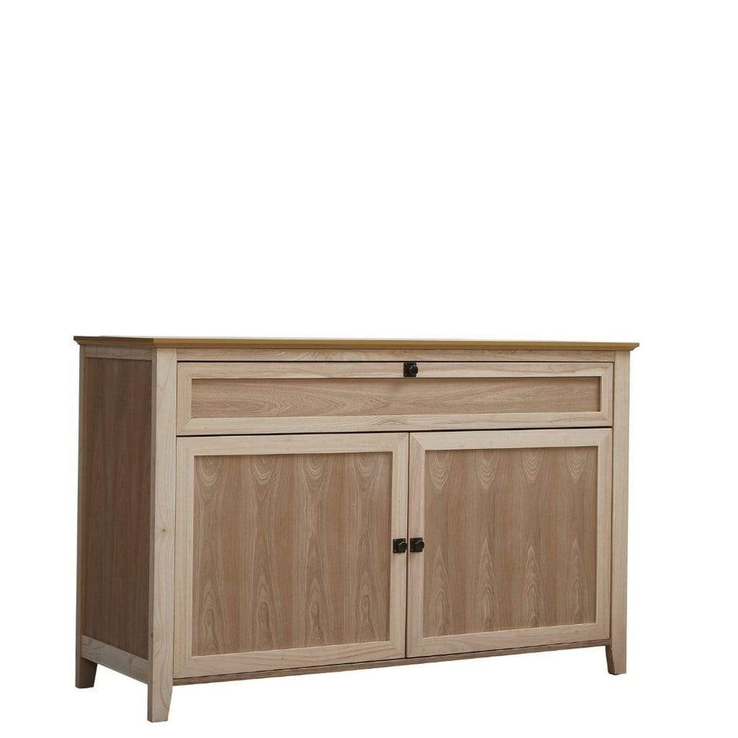 Touchstone Claymont Unfinished TV Lift Cabinet for 65" Flat screen TVs With Whisper Lift II Pro