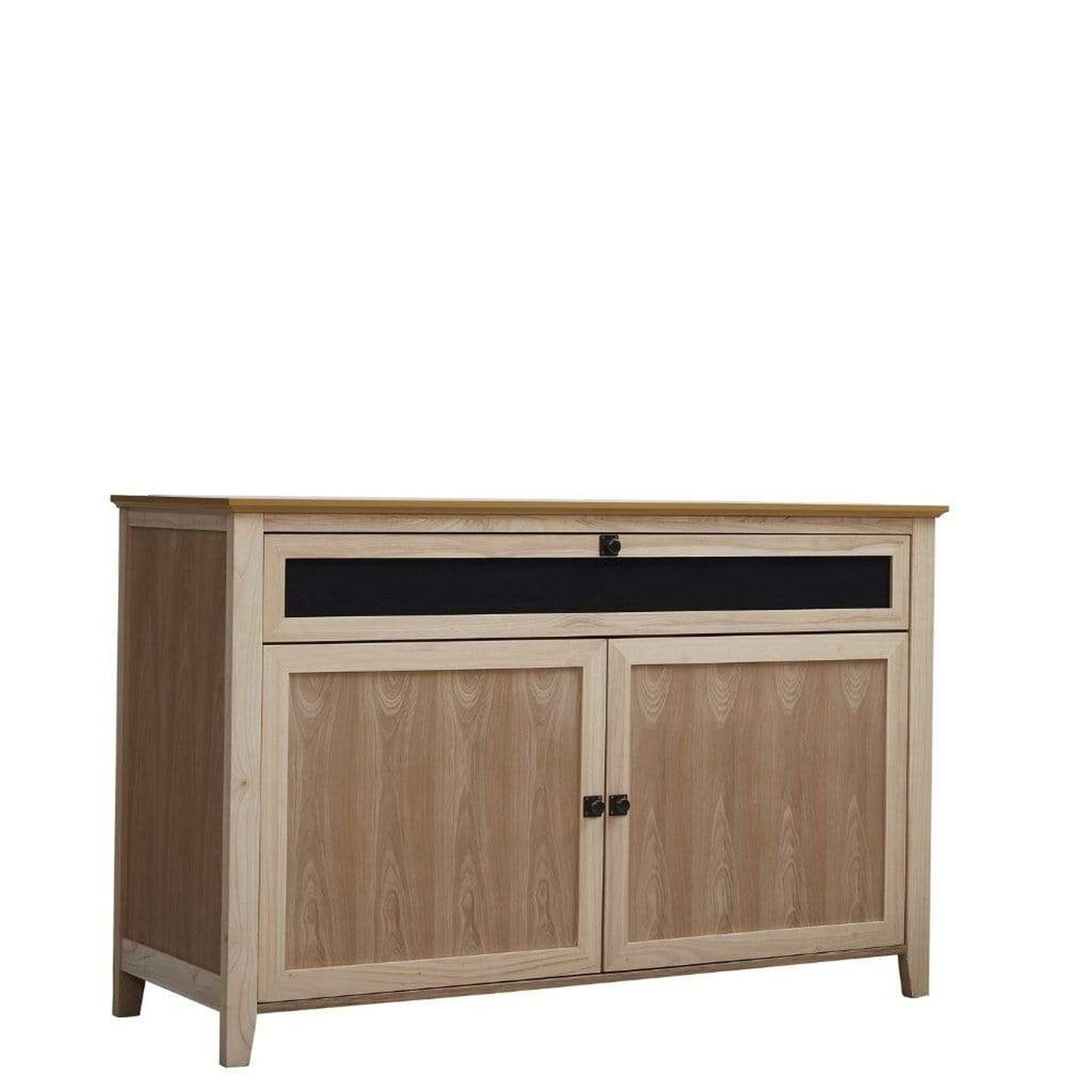 Touchstone Claymont Unfinished TV Lift Cabinet for 65" Flat screen TVs With Whisper Lift II Pro w/Swivel