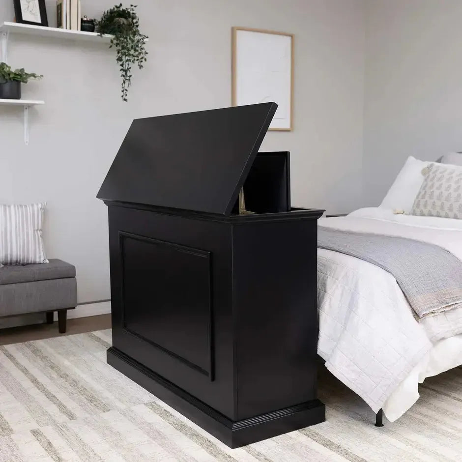 Touchstone Elevate Black Smart TV Lift Cabinet for 50" Flat Screen TVs With SRV Smart WiFi Lift w/Swivel