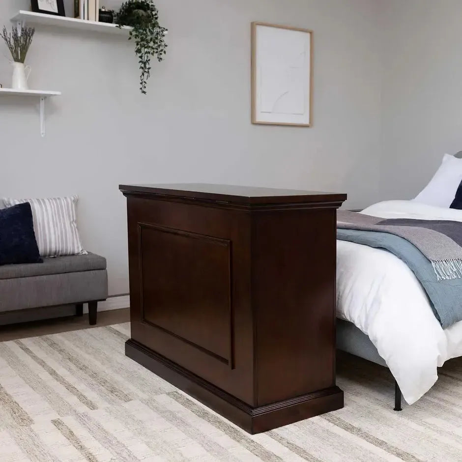 Touchstone Elevate Espresso Smart TV Lift Cabinet for 50" Flat Screen TVs With SRV Smart WiFi Lift w/Swivel