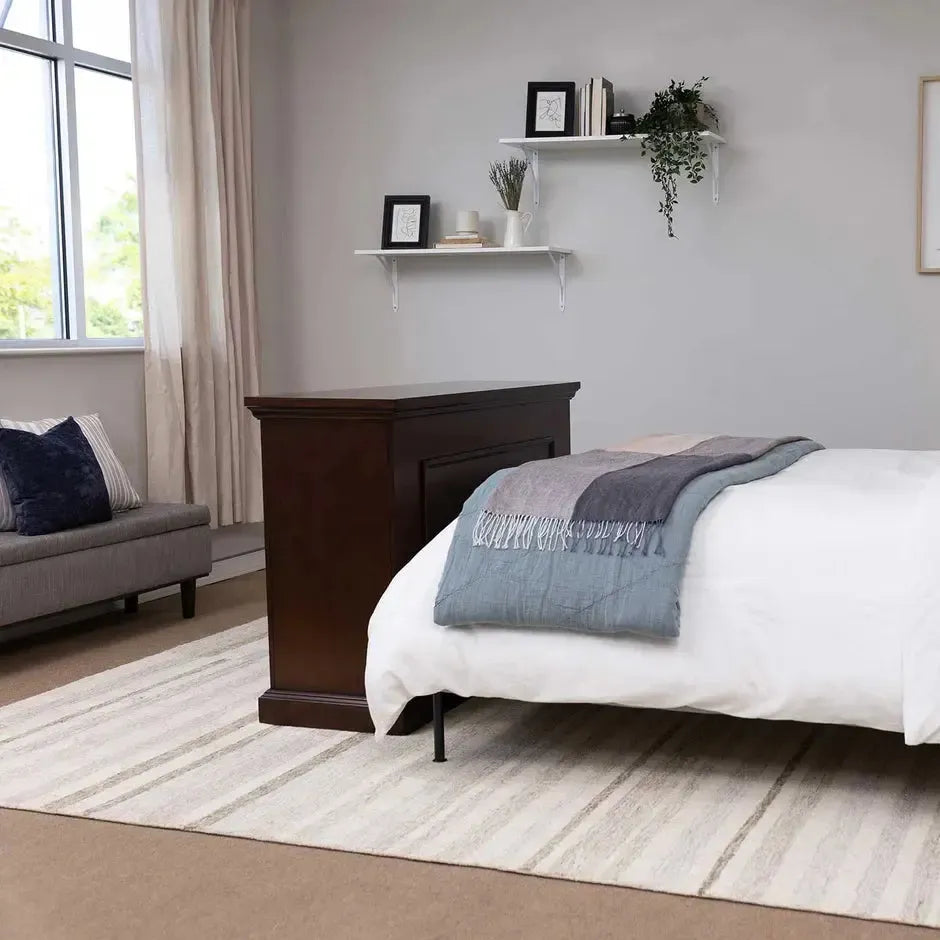 Touchstone Elevate Espresso Smart TV Lift Cabinet for 50" Flat Screen TVs With SRV Smart WiFi Lift w/Swivel