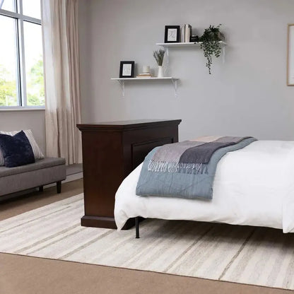 Touchstone Elevate Espresso Smart TV Lift Cabinet for 50" Flat Screen TVs With SRV Smart WiFi Lift w/Swivel