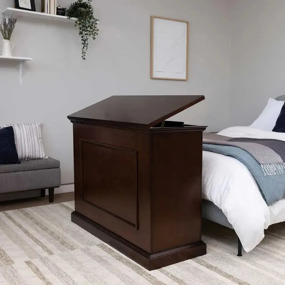 Touchstone Elevate Espresso Smart TV Lift Cabinet for 50" Flat Screen TVs With SRV Smart WiFi Lift w/Swivel