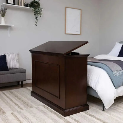 Touchstone Elevate Espresso Smart TV Lift Cabinet for 50" Flat Screen TVs With SRV Smart WiFi Lift w/Swivel