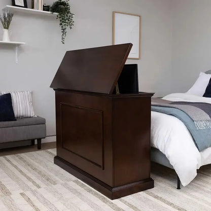 Touchstone Elevate Espresso Smart TV Lift Cabinet for 50" Flat Screen TVs With SRV Smart WiFi Lift w/Swivel