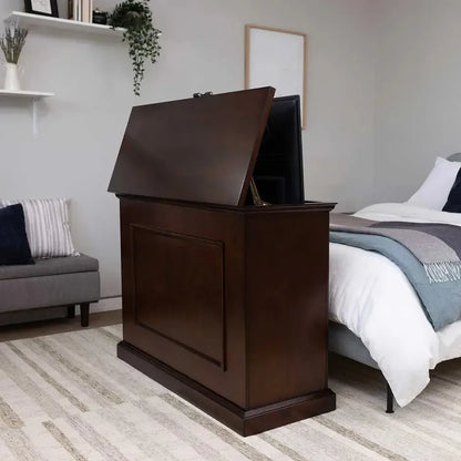 Touchstone Elevate Espresso Smart TV Lift Cabinet for 50" Flat Screen TVs With SRV Smart WiFi Lift w/Swivel