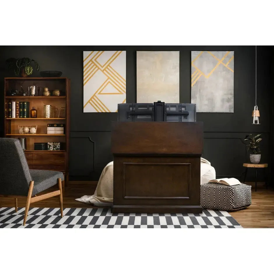 Touchstone Elevate Espresso Smart TV Lift Cabinet for 50" Flat Screen TVs With SRV Smart WiFi Lift w/Swivel