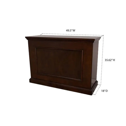 Touchstone Elevate Espresso Smart TV Lift Cabinet for 50" Flat Screen TVs With SRV Smart WiFi Lift w/Swivel