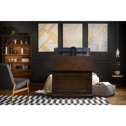 Touchstone Elevate Espresso Smart TV Lift Cabinet for 50" Flat Screen TVs With SRV Smart WiFi Lift w/Swivel