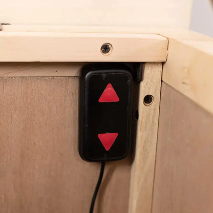 Touchstone Elevate Honey Oak Smart TV Lift Cabinet for 50" Flat Screen TVs With SRV Smart WiFi Lift w/Swivel