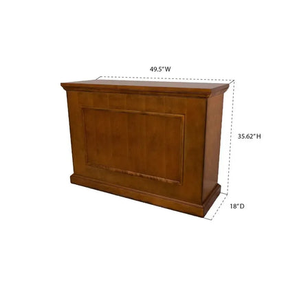 Touchstone Elevate Honey Oak Smart TV Lift Cabinet for 50" Flat Screen TVs With SRV Smart WiFi Lift w/Swivel