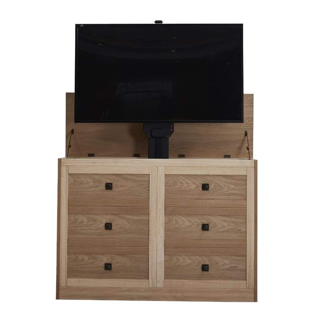 Touchstone Elevate Rustic Unfinished TV Lift Cabinet for 50" Flat screen TVs