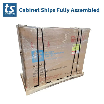 Touchstone Elevate Unfinished Smart TV Lift Cabinet for 50" Flat Screen TVs With SRV Smart WiFi Lift w/Swivel