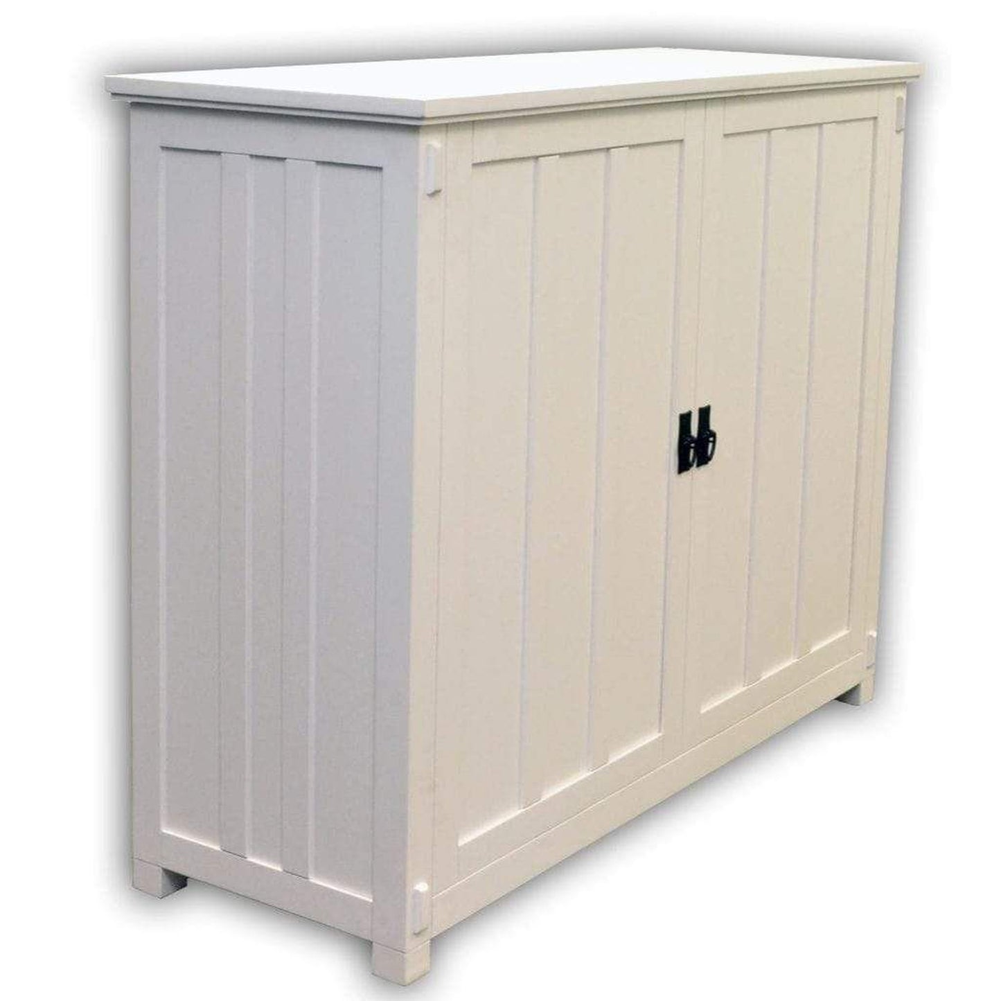 Touchstone Elevate White Mission Style Smart TV Lift Cabinet for 50" Flat Screen TVs With SRV TV Lift w/Swivel