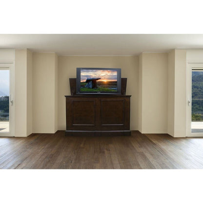 Touchstone Grand Elevate Espresso Smart TV Lift Cabinet for 65" Flat Screen TVs With Whisper Lift II Pro w/Swivel