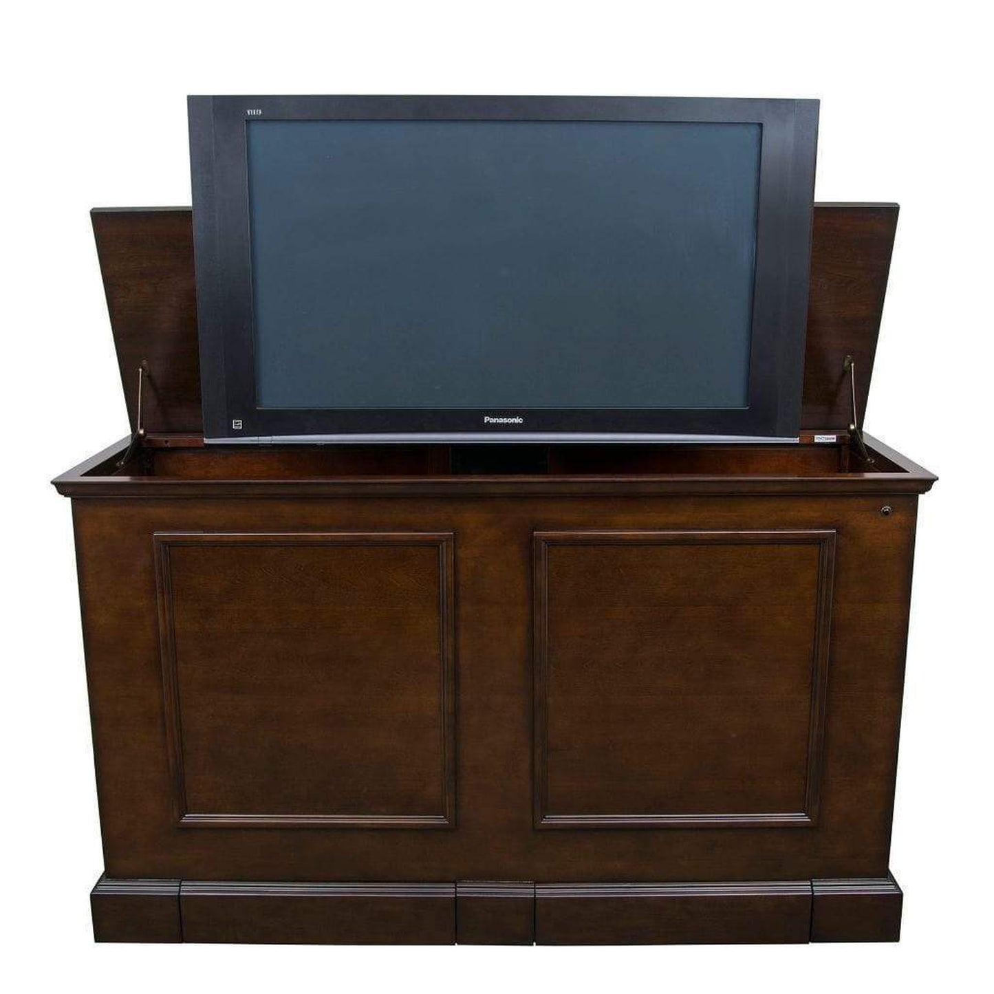 Touchstone Grand Elevate Espresso Smart TV Lift Cabinet for 65" Flat Screen TVs With Whisper Lift II Pro w/Swivel