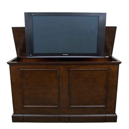 Touchstone Grand Elevate Espresso Smart TV Lift Cabinet for 65" Flat Screen TVs With Whisper Lift II Pro w/Swivel