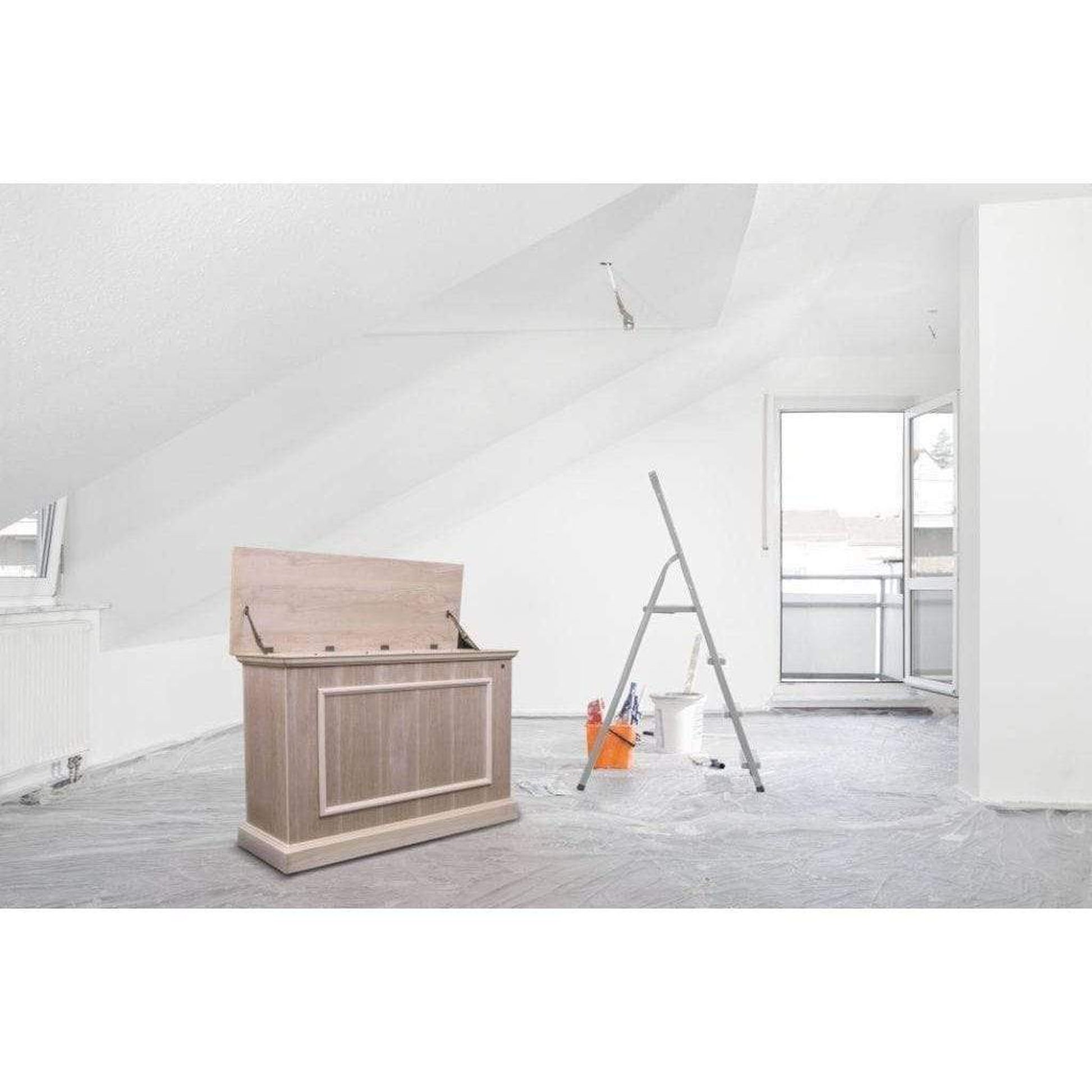 Touchstone Mini Elevate Unfinished Smart TV Lift Cabinet for 46" Flat Screen TVs With SRV Smart WiFi Lift w/Swivel