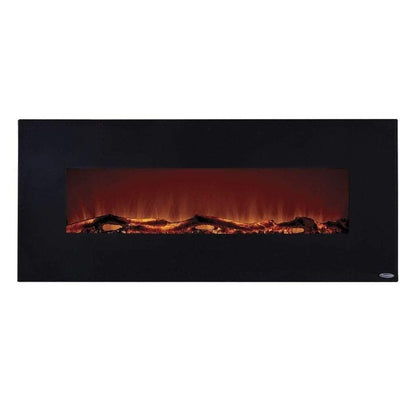 Touchstone Onyx Black Wall-Mounted Fireplace